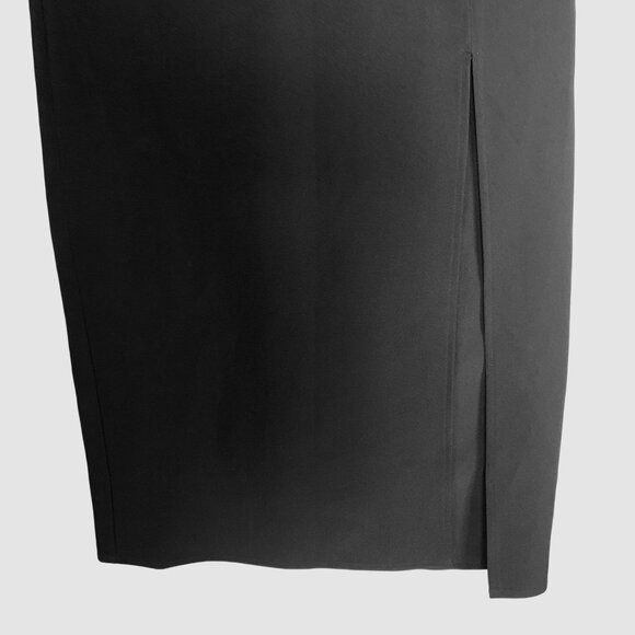 Moon River size XS Elegant Black Long Sleeve Sheath Dress Long Length NWT - Picture 5 of 10